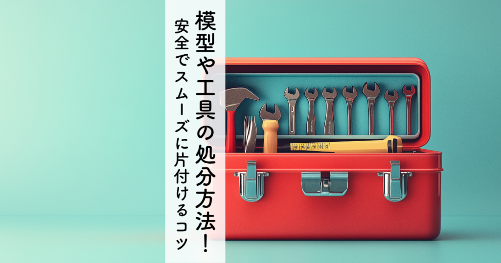 模型や工具の処分方法を解説！安全でスムーズに片付けるコツ
